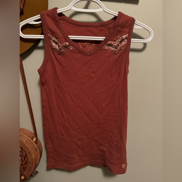 Rust brown tank top by TwentyX new condition size small - Picture 2 of 3